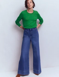 Pull col rond Emilia en coton