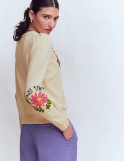 Pull Davina à manches bouffantes