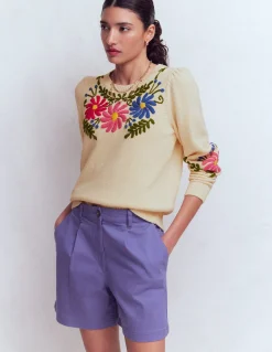 Pull Davina à manches bouffantes