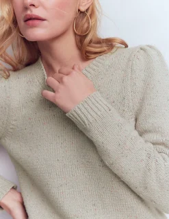 Pull Davina à manches bouffantes