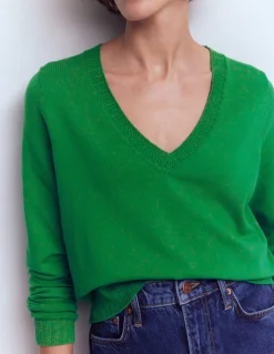 Pull Emilia à col V en coton