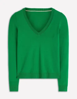 Pull Emilia à col V en coton