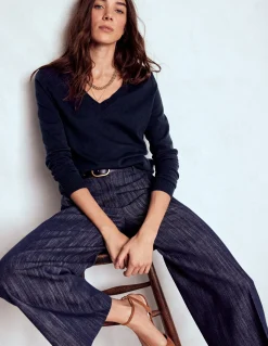 Pull Emilia à col V en coton