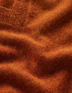 Pull Eva col V en cachemire