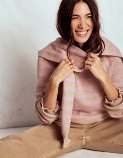 Pull Fae à volants et motif jacquard