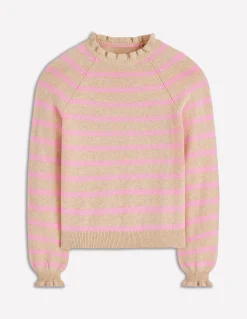 Pull Fae à volants et motif jacquard