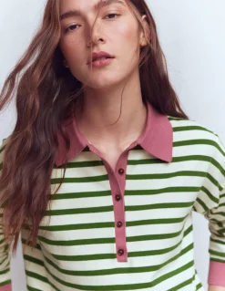 Pull Lara à col tunisien en coton