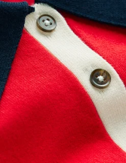 Pull Lara à col tunisien en coton