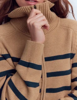 Pull Lucy partiellement zippé