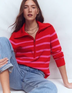 Pull Lucy partiellement zippé