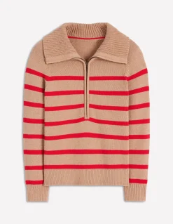 Pull Lucy partiellement zippé