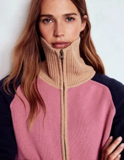 Pull Lucy partiellement zippé