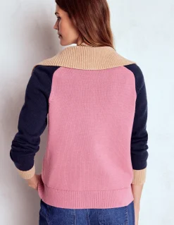 Pull Lucy partiellement zippé