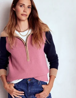 Pull Lucy partiellement zippé