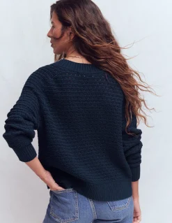 Pull Maeve en coton texturé