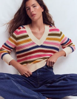 Pull Maeve en coton texturé