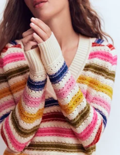 Pull Maeve en coton texturé