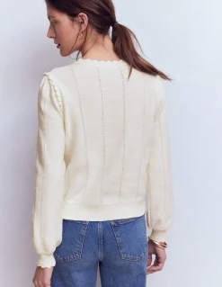 Pull Valeria à détails crochet