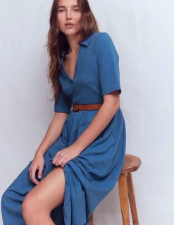 Robe à col Aria en jersey