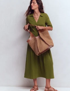 Robe à col Aria en jersey