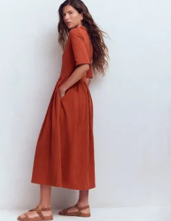 Robe à col Aria en jersey