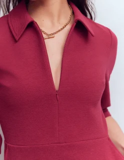 Robe à manches courtes Cam en ottoman