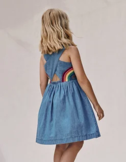 Robe arc-en-ciel croisée dans le dos