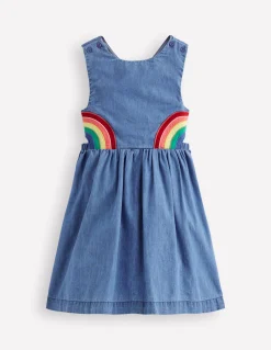 Robe arc-en-ciel croisée dans le dos