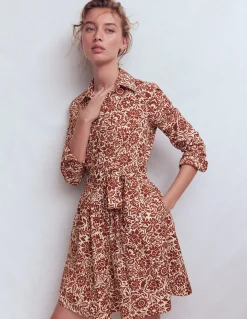 Robe courte Alexa à manches longues
