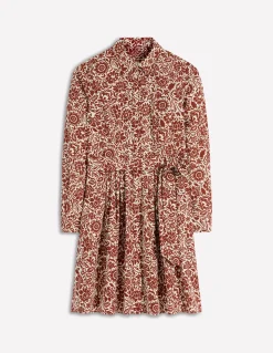 Robe courte Alexa à manches longues