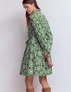 Robe courte Alexa à manches longues