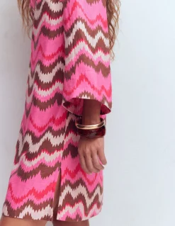 Robe courte Carmen en lin