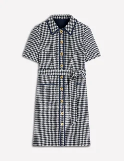 Robe courte Loren à détails