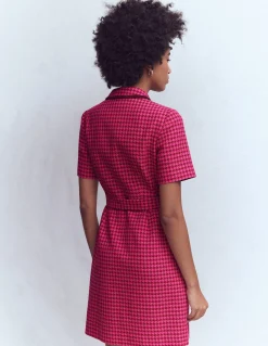 Robe courte Loren à détails