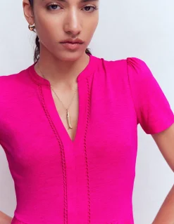 Robe courte Naomi en jersey