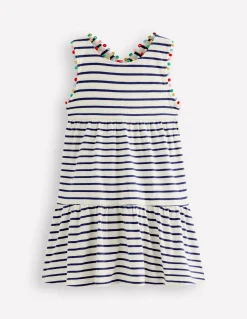 Robe croisée dans le dos en jersey