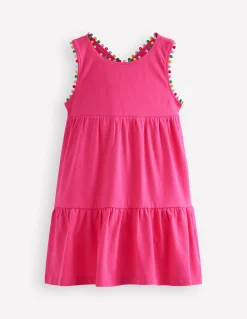 Robe croisée dans le dos en jersey