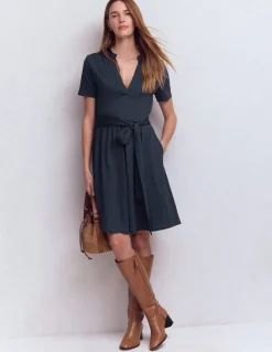 Robe Daisy virevoltante en jersey