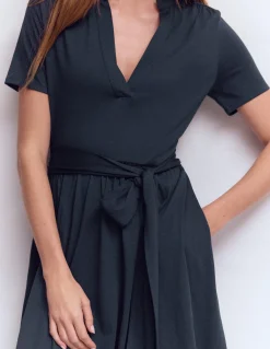 Robe Daisy virevoltante en jersey