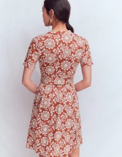 Robe Daisy virevoltante en jersey