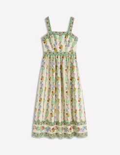 Robe de cérémonie à col carré