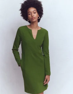 Robe droite Colette en ottoman