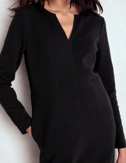 Robe droite Colette en ottoman