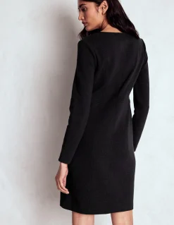 Robe droite Colette en ottoman