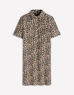 Robe droite Zia en jean avec poche