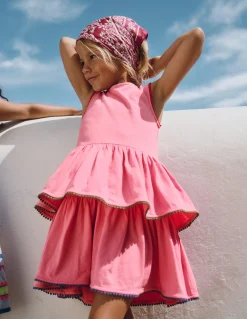 Robe d’été en jersey à volants