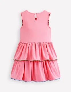 Robe d’été en jersey à volants