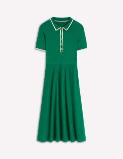 Robe en maille à col