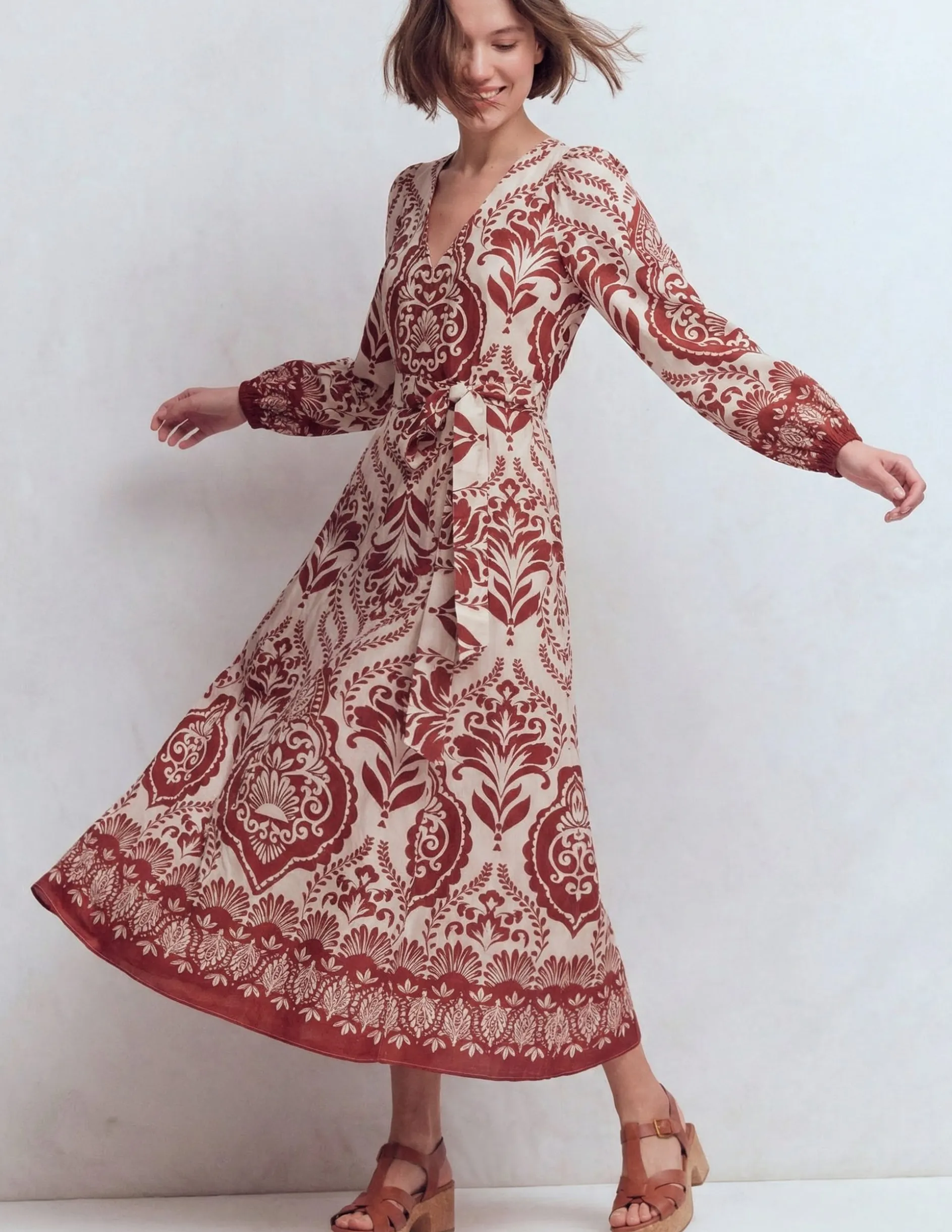 Robe Florence en lin mélangé