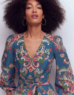 Robe Florence en lin mélangé